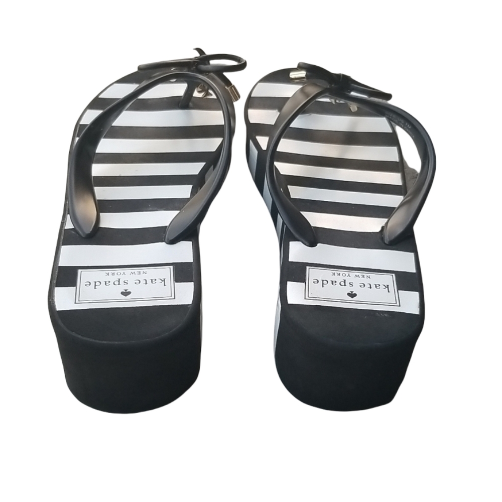 KATE♠️SPADE Flatform Flip Flops - Picture 5 of 9